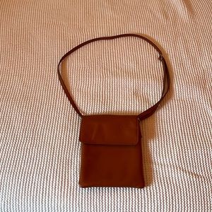 100% genuine Italian leather crossbody purse